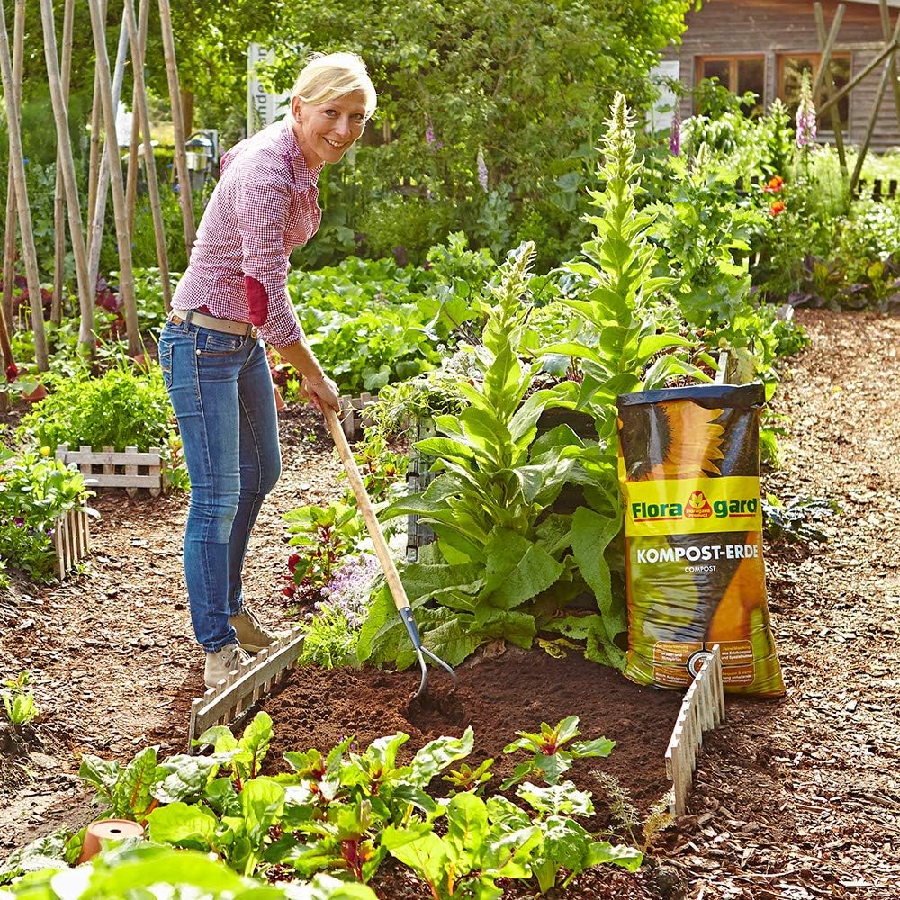 1 x 50L Floragard Bio Kompost - Erde, Komposterde,  Pflanzerde, Blumenerde, Gemüseerde, Gartenerde