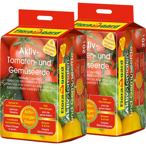 Floragard Aktiv Tomaten & Gemüseerde mit Guano und Langzeitdünger