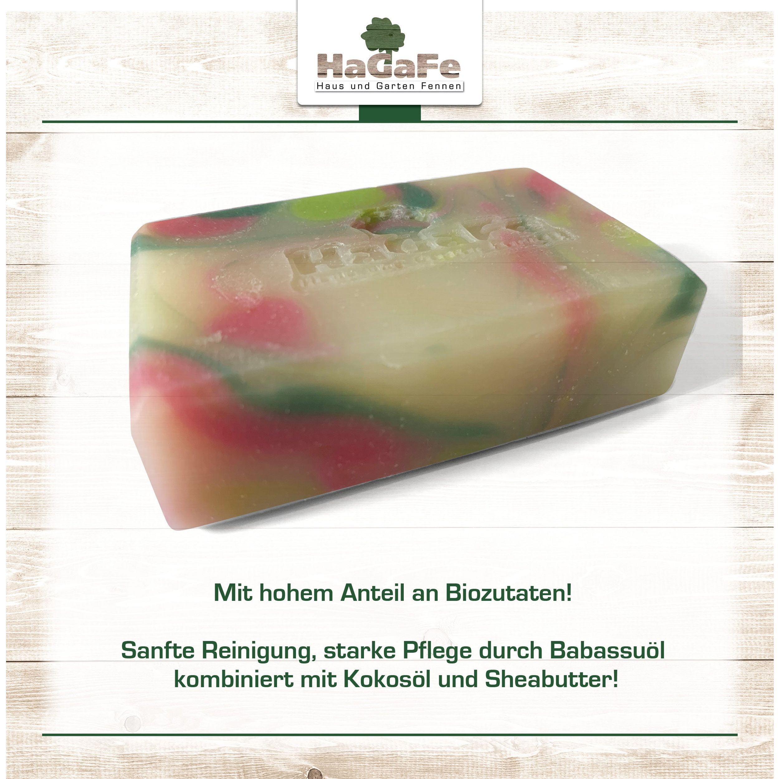 HaGaFe Blumenwiese vegane handgemachte Naturseife feste Seife